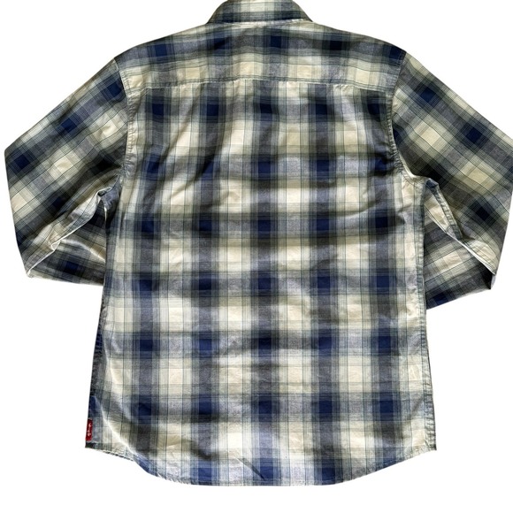 Wrangler Men's Long Sleeve Casual Shirt Size Medium Regular Fit Cotton Blend - Picture 6 of 10